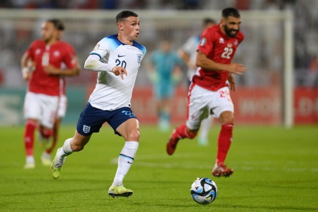 Phil Foden makes substitute appearance against Malta in the Euro 2024 qualifiers