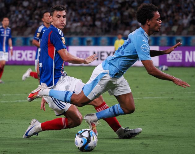 Oscar Bobb shows a glimpse of what he can bring to Manchester City