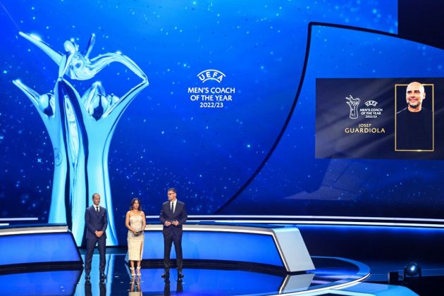 Pep Guardiola wins UEFA Men's Coach of the Year