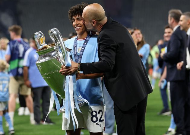 Rico Lewis is awarded a new Manchester City contract after being part of their Treble Winning squad