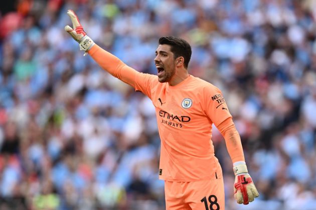Ortega starts ahead of Ederson for Manchester City as the first half of the Community Shield approaches