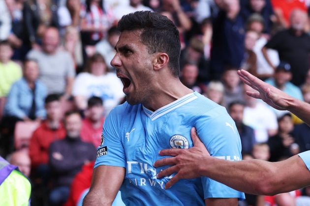 Rodri with the winner as Man City secure all three points at Bramall Lane