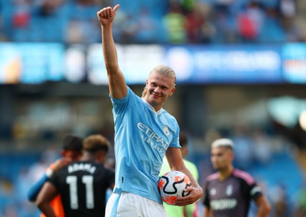 Another Erling Haaland hat trick caps off a remarkable week for City's number 9