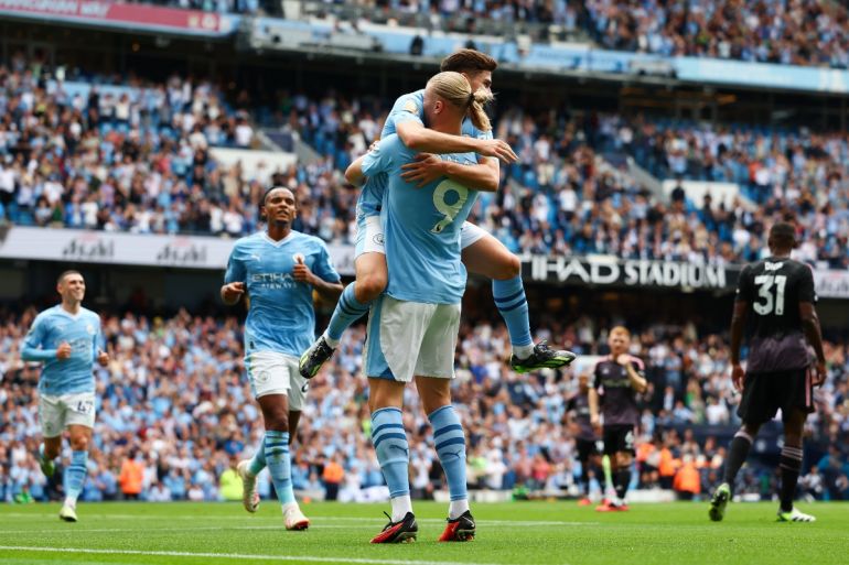 Manchester City players dominating the September international break