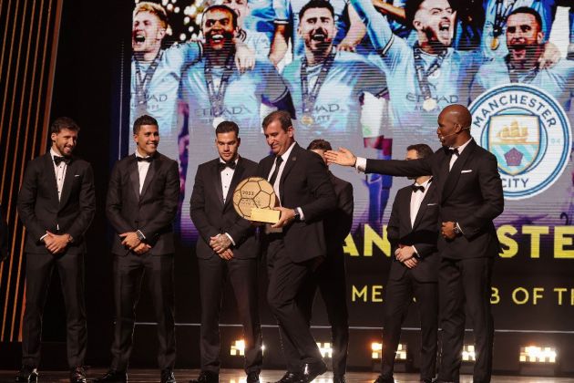 Manchester City win back to back club of the year awards