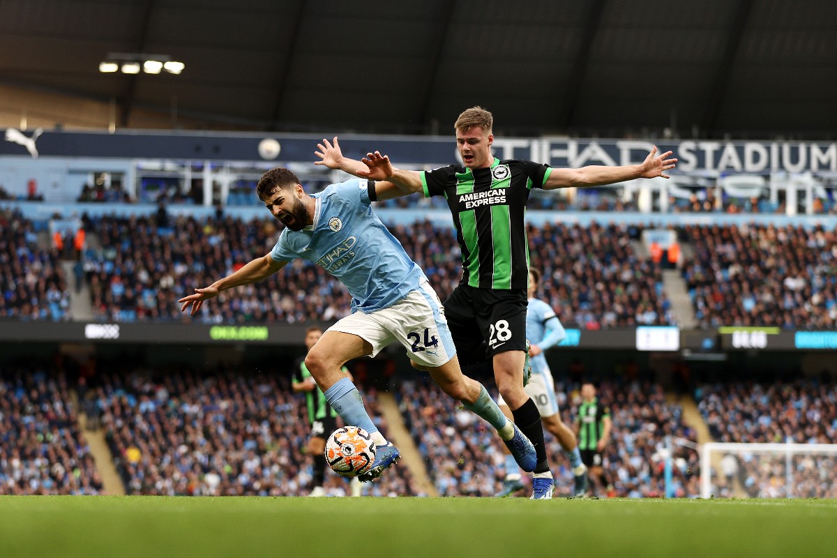 Man City return to winning ways with win over Brighton