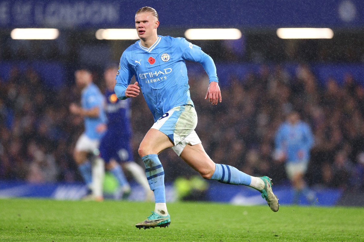 Erling Haaland is pleased with the start to Manchester City's season.