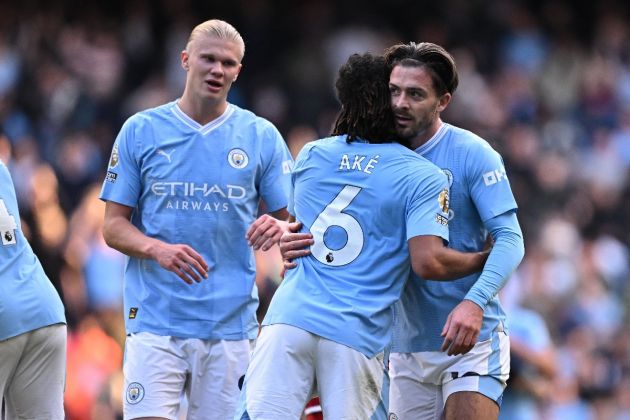 Erling Haaland and Nathan Ake both train ahead of City's clash with Liverpool