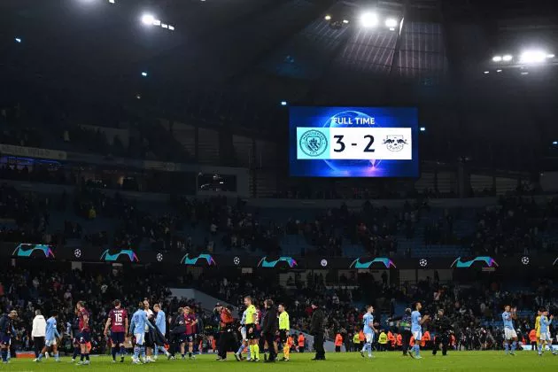 Manchester City 3 RB Leipzig 2 :City player ratings