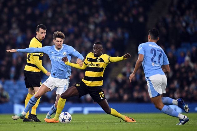 John Stones appears set for a stint on the sidelines after picking up another injury against Young Boys