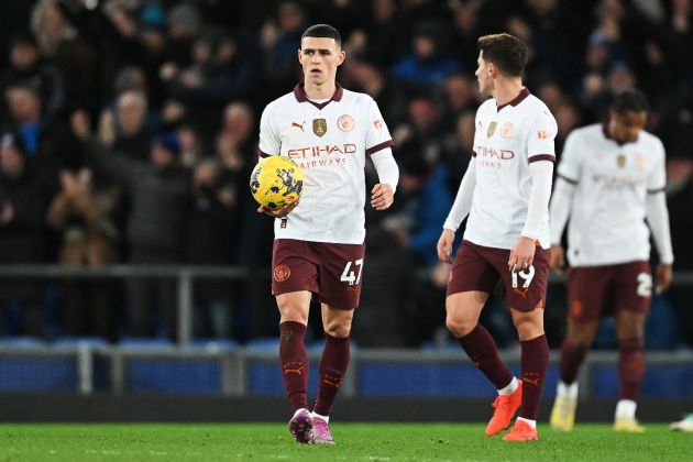 Phil Foden does his best Gundogan impression to inspire City to a 3-1 win over Everton