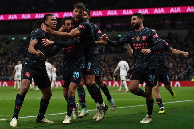 Manchester City's defence puts in their best display of the season against Spurs