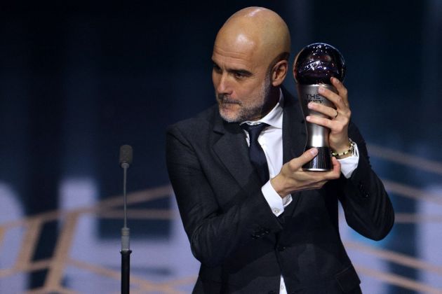 Pep Guardiola awarded the Best FIFA Men's Coach
