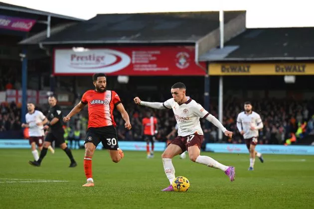 Manchester City draw Luton Town in the FA Cup fifth round