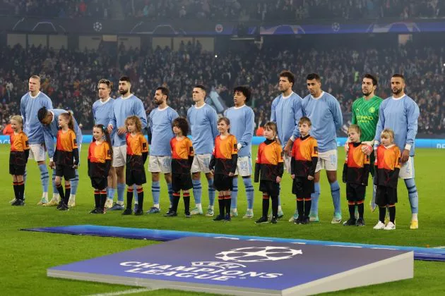 The starting lineups are confirmed for Manchester City's clash with FC Copenhagen