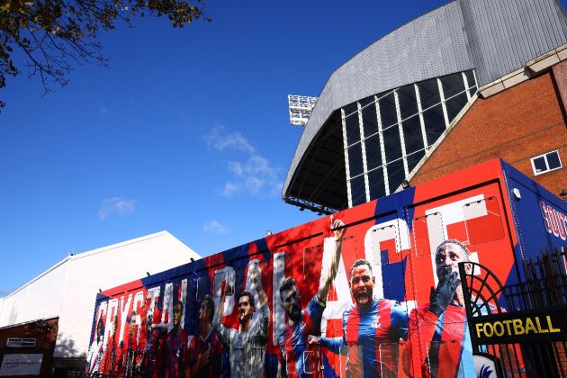 The starting lineups are in ahead of Manchester City's clash with Crystal Palace