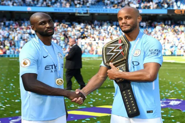 Manchester City and the WWE join forces ahead of City's tour of the US