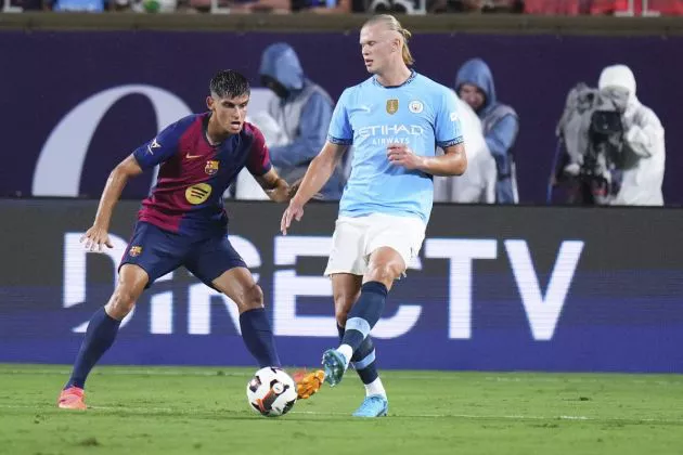 Erling Haaland is being managed through City's pre-season tour of the United States