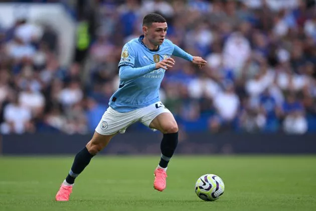 Phil Foden is out of today's match against Ipswich Town