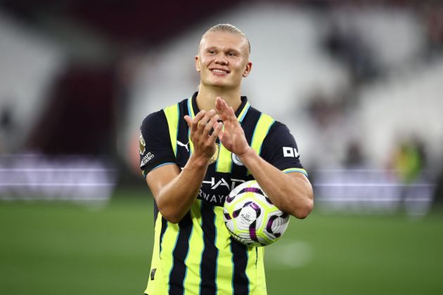 Erling Haaland has been named the Premier League Player of the Month for August