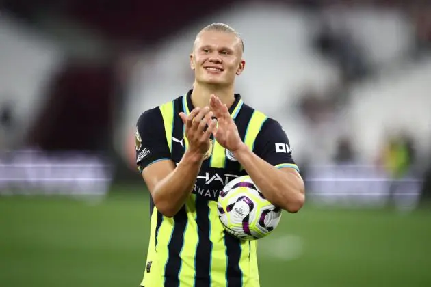 Erling Haaland has been named the Premier League Player of the Month for August