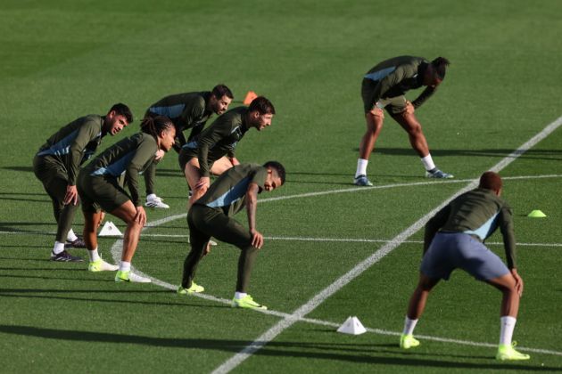 Three Manchester City players fail to train ahead of Sporting clash