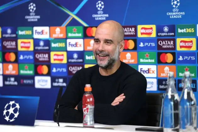 The challenge in front of Pep Guardiola is what motivates him and it was clear to see today