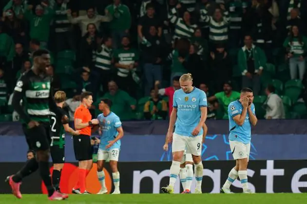 Perhaps Manchester City's loss to Sporting needed to happen to lay it all bare