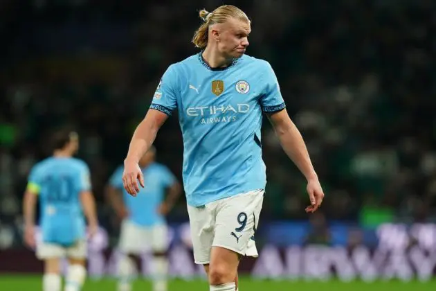 Have the odds of Manchester City signing a striker in January increased?