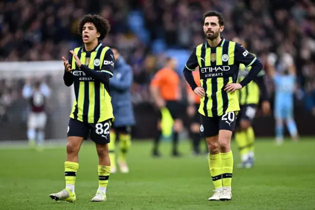 Pep Guardiola praises Bernardo Silva and Rico Lewis but the overreliance on them is a problem