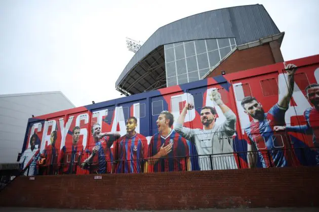 The starting lineups are in ahead of Manchester City's clash with Crystal Palace