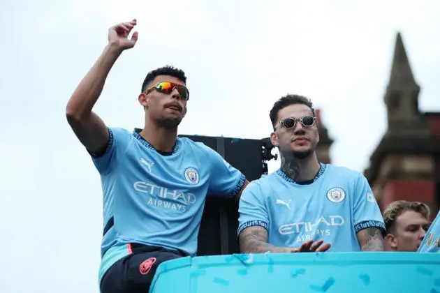A key Manchester City trio's availability for Everton clash remains unknown