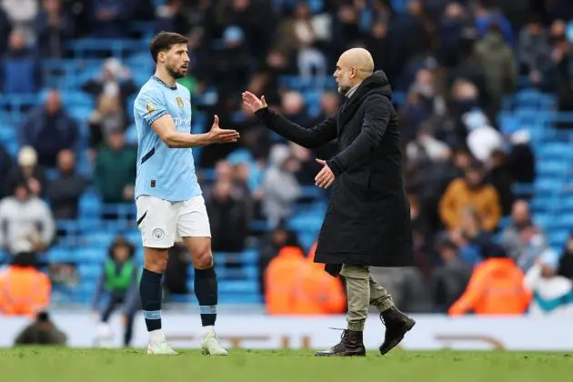 Pep Guardiola makes a point that has been lost at times that some of his players aren't what they were