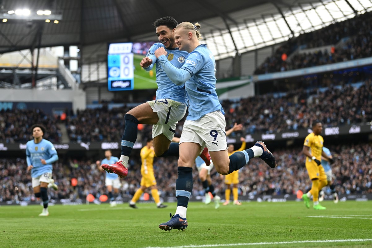 There are signs of a partnership developing up front for Manchester City