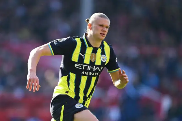 Manchester City need their star striker to fire against Brighton