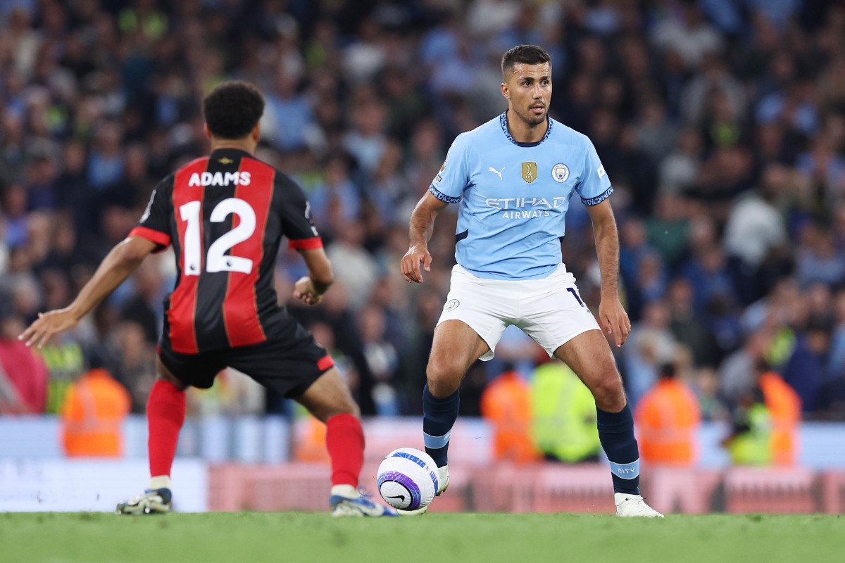 At long last Manchester City's most important player returned to the pitch