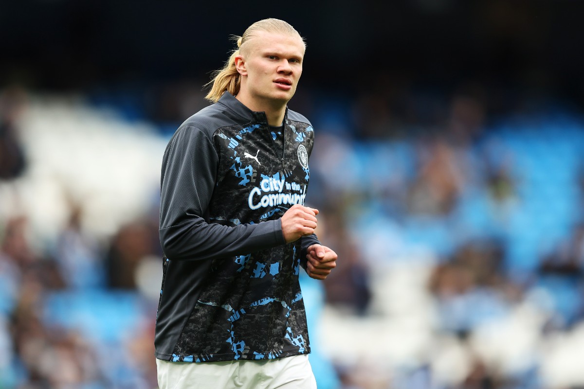 Erling Haaland could start today for Manchester City.