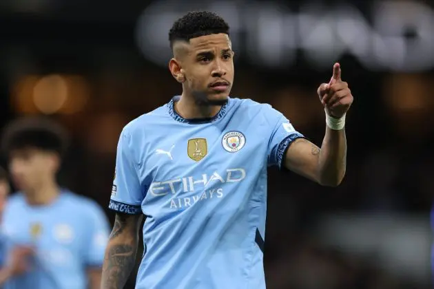 One Manchester City winger has shown signs during his debut season with the club