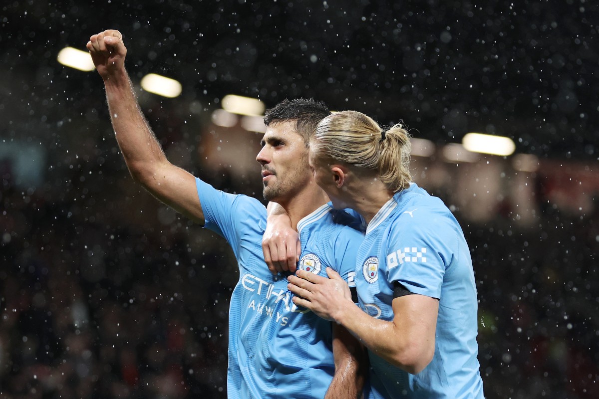 Rodri and Erling Haaland are back in training.