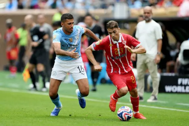 Two key players for Manchester City are continuing to work their way back to full fitness