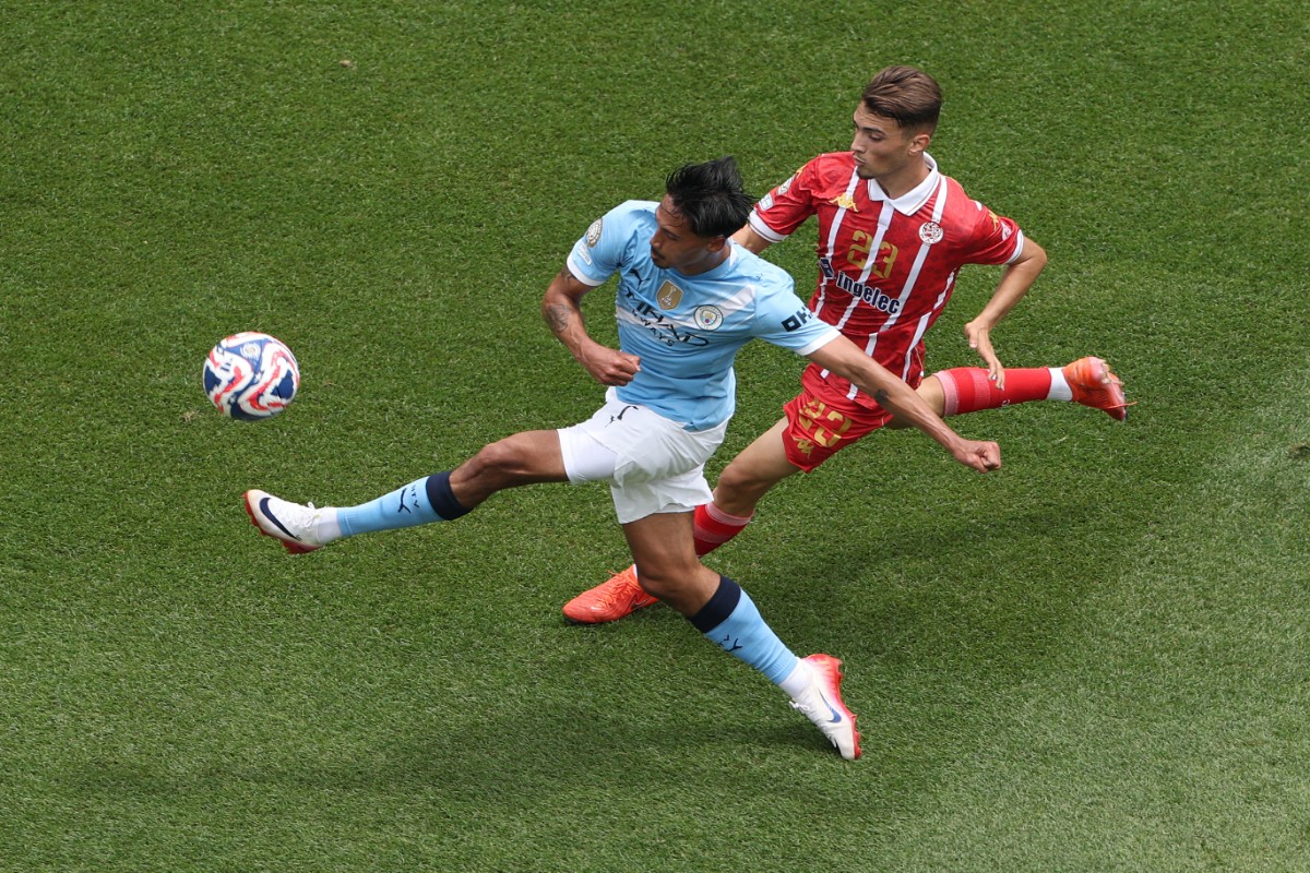 A Manchester City midfielder is excited by the challenge of playing in the Premier League