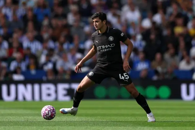 Manchester City will be without a young defender for at least three matches