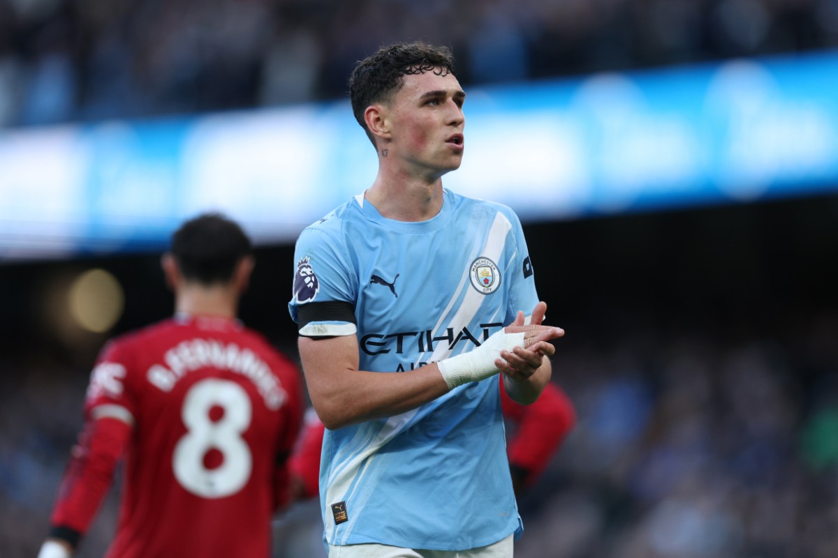 There were signs against Manchester United that Phil Foden is edging closer to his best