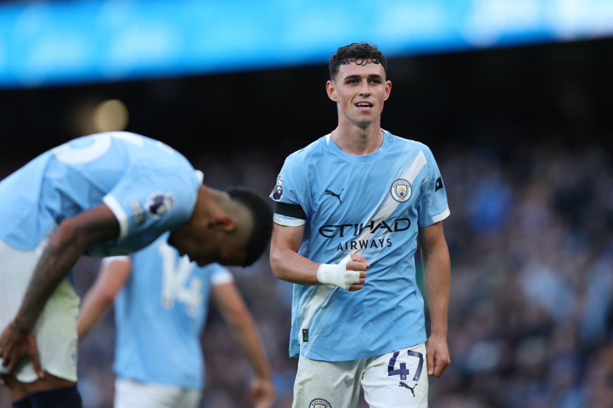 There were signs against Manchester United that Phil Foden is edging closer to his best