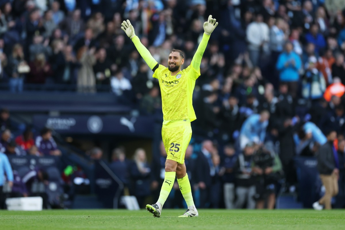 Gianluigi Donnarumma added presence in goal for Manchester City in his debut