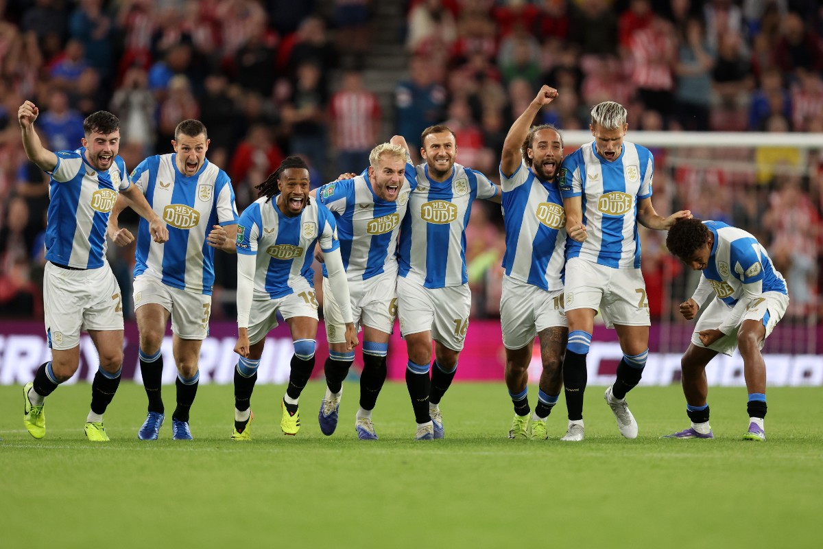 Manchester City and Huddersfield Town have confirmed their starting lineups ahead of tonight's Carabao Cup tie