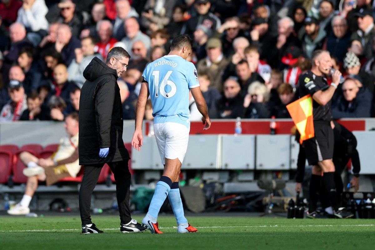 There was one real concern for Manchester City to emerge from yesterday's win over Brentford