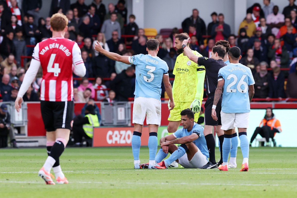 There was one real concern for Manchester City to emerge from yesterday's win over Brentford