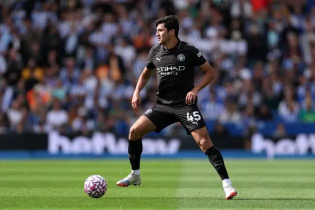 A young defender finally returns to training in a boost for Manchester City