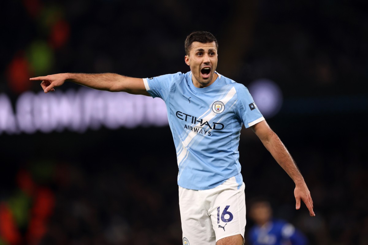Rodri gets top marks in the City player ratings.